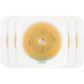 CARBOU Adhesive Skin Barrier front view showing the cut to fit hydrocolloid center and non woven border