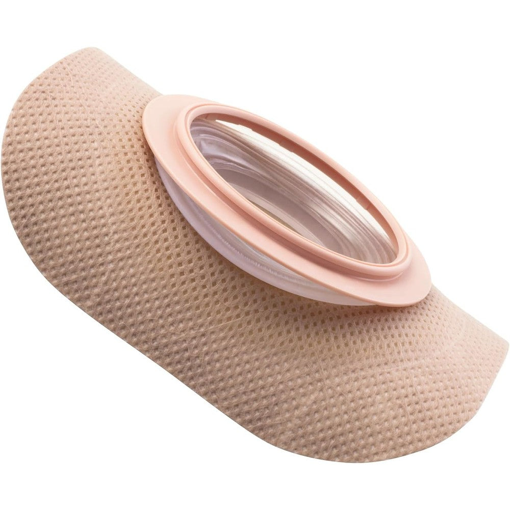 Hollister New Image CeraPlus Soft Convex Skin Barrier 11703 front view showing cut to fit lines