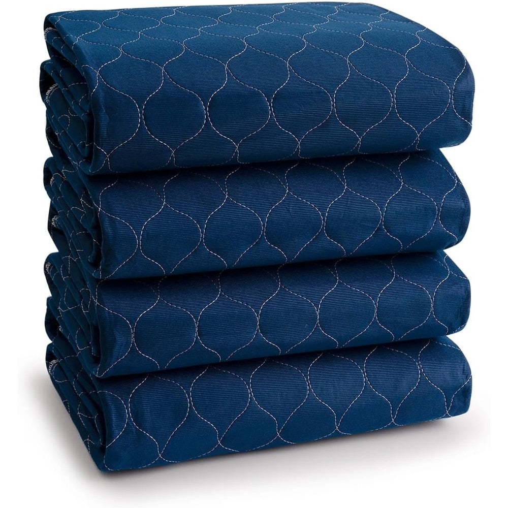 Alsunny waterproof bed pads 4 pack front view for incontinence