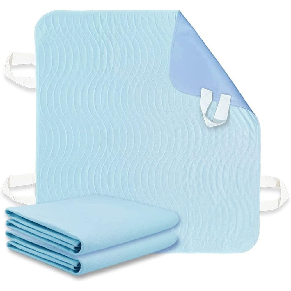Agooliiu 2 pack incontinence positioning bed pads with handles front view