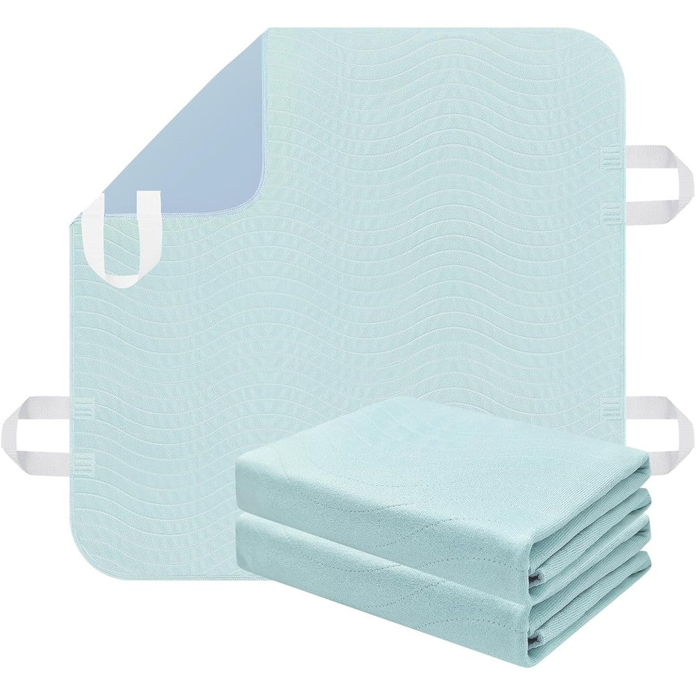 Agooliiu 2 pack positioning bed pads with handles front view