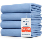 Bhvesll washable incontinence bed pads 4 pack front view