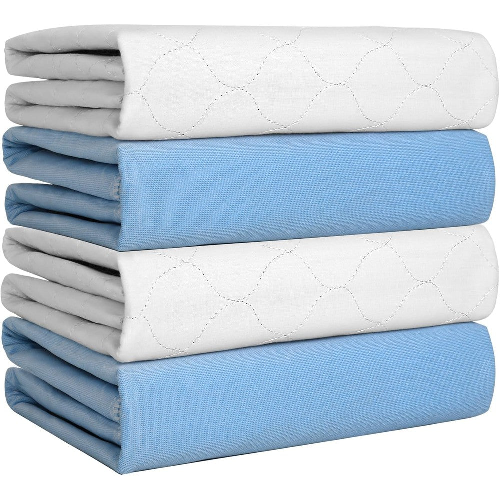 Conkote Heavy Absorbency Washable Incontinence Bed Underpads front view showing the quilted white surface.