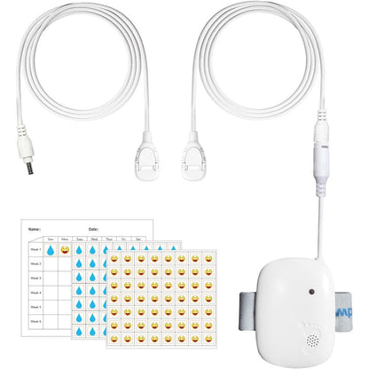 Borotess Bed Wetting Alarm white front view potty training device.