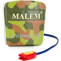 Malem Ultimate Selectable Bedwetting Alarm front view in camouflage pattern.