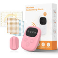 Ovevve Wireless Bedwetting Alarm pink unit front view for nocturnal enuresis training.