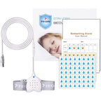 STEHEALTH Bedwetting Alarm front view showing heart shaped monitor and sensor clip.