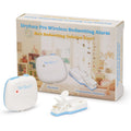 DryEasy Pro Wireless Bedwetting Alarm front view showing receiver and sensor kit.