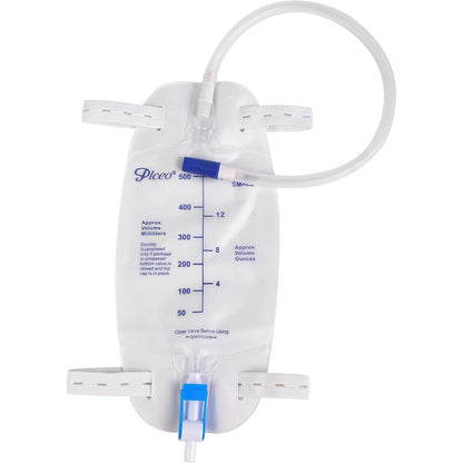 GlobalRoll Easy-Tap catheter leg bag front view