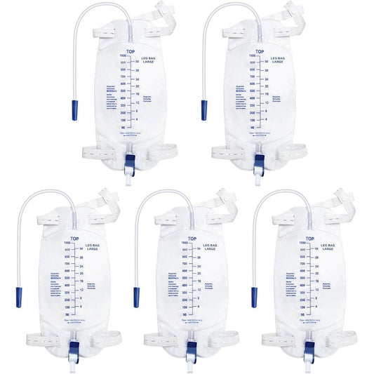 NorBeng foley catheter leg bag 1000ml front view