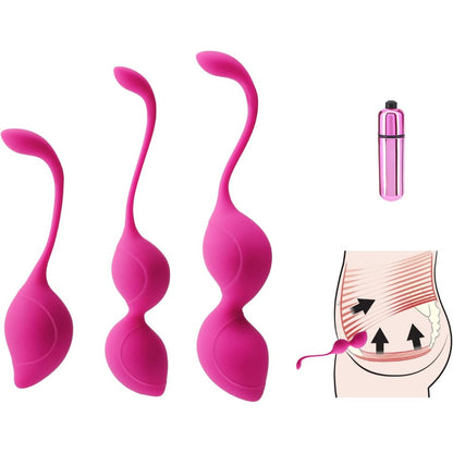 Ama Choice Kegel Tightener Balls Set front view for pelvic health