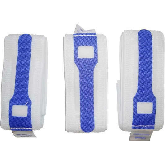 ViDava 3 Pack Foley Catheter Leg Strap front view showing silicone anti-slip strips.
