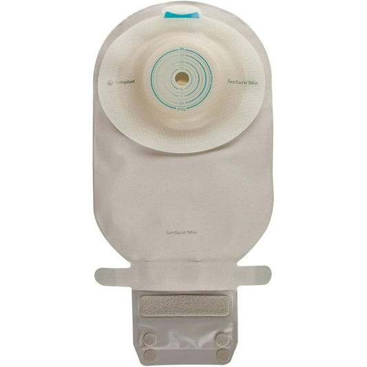 Coloplast SenSura Mio Soft Convex One-Piece Drainable Pouch 16715 front view transparent ostomy bag
