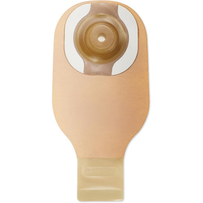 Hollister 8958 CeraPlus Soft Convex One Piece Ostomy Pouch front view showing beige exterior.