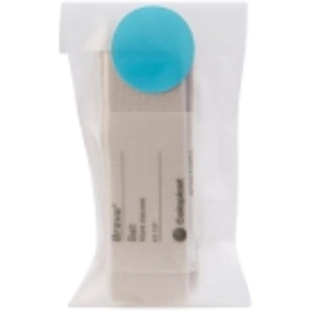 Coloplast Brava standard ostomy support belt number 4215 front view medical synthetic flat style.