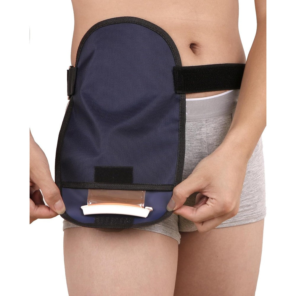AxuuRmvin waterproof colostomy bag cover belt front view