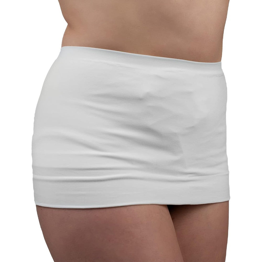 AltroCare stoma support garment authentic white medical wrap front view