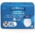 FitRight Overnight Unisex Extra Large Underwear front packaging view