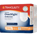 Tranquility Premium Overnight Absorbent Underwear front packaging view