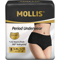 Mollis disposable period underwear front view for postpartum recovery