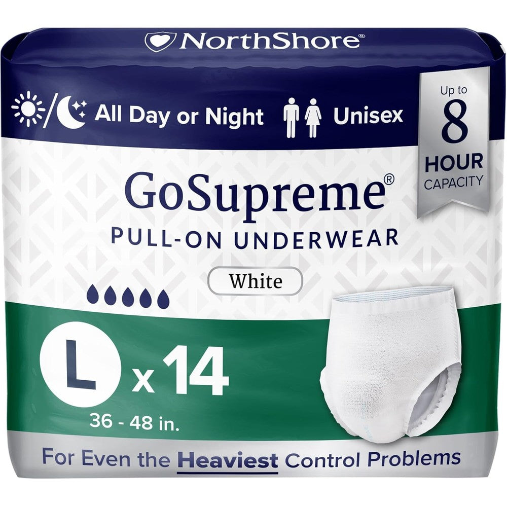 NorthShore GoSupreme Overnight Pull On Underwear packaging front view