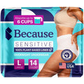 Because adult incontinence underwear for sensitive skin front view