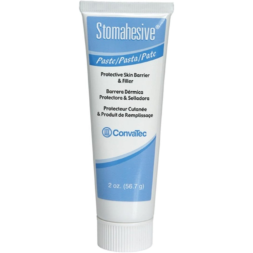 ConvaTec Stomahesive Protective Skin Barrier Paste front view of two ounce tube