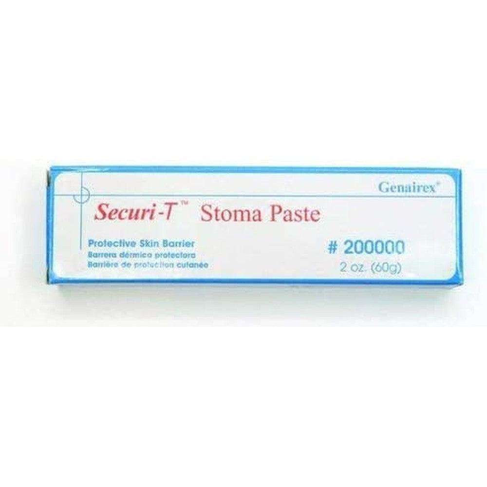 Genairex Securi-T Stoma Paste three pack front view medical ostomy supplies