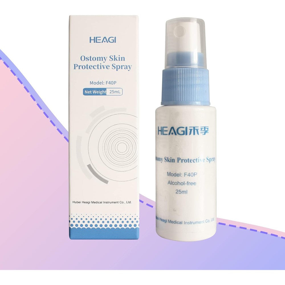 Heagimed ostomy skin barrier spray twenty five milliliter front view medical skin protectant
