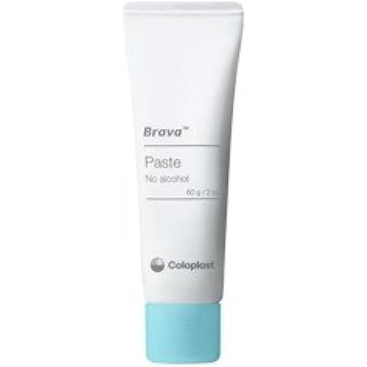 Coloplast Brava Ostomy Paste 60 grams tube front view for stoma skin barrier protection