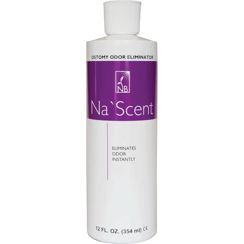NB Products Na'Scent Ostomy Odor Eliminator 12 Ounce bottle front view