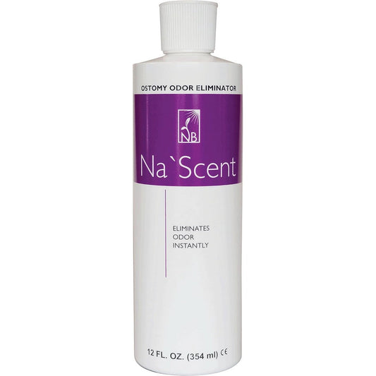 NB Products Na'Scent Ostomy Odor Eliminator 12 Ounce bottle front view