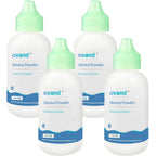 Ovand stoma powder four pack bottle front view for ostomy skin protection