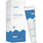 Ovand alcohol free stoma skin barrier ostomy paste 2 ounce front view tube