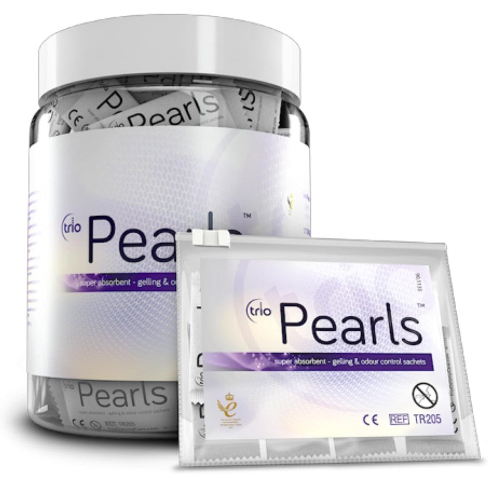 Trio Pearls Odour Reducing Gelling Sachets TR205 front packaging view
