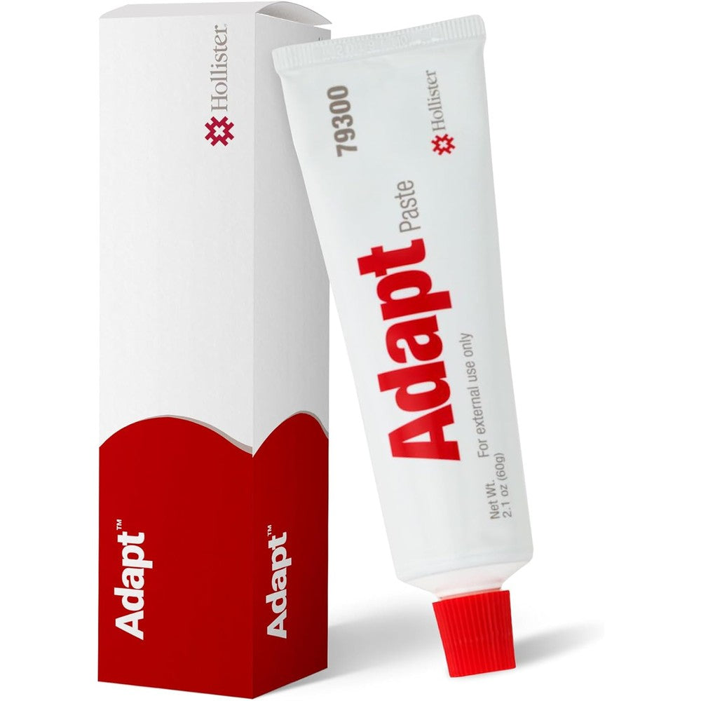 Hollister Adapt skin barrier paste 79300 front view tube for secure stoma care