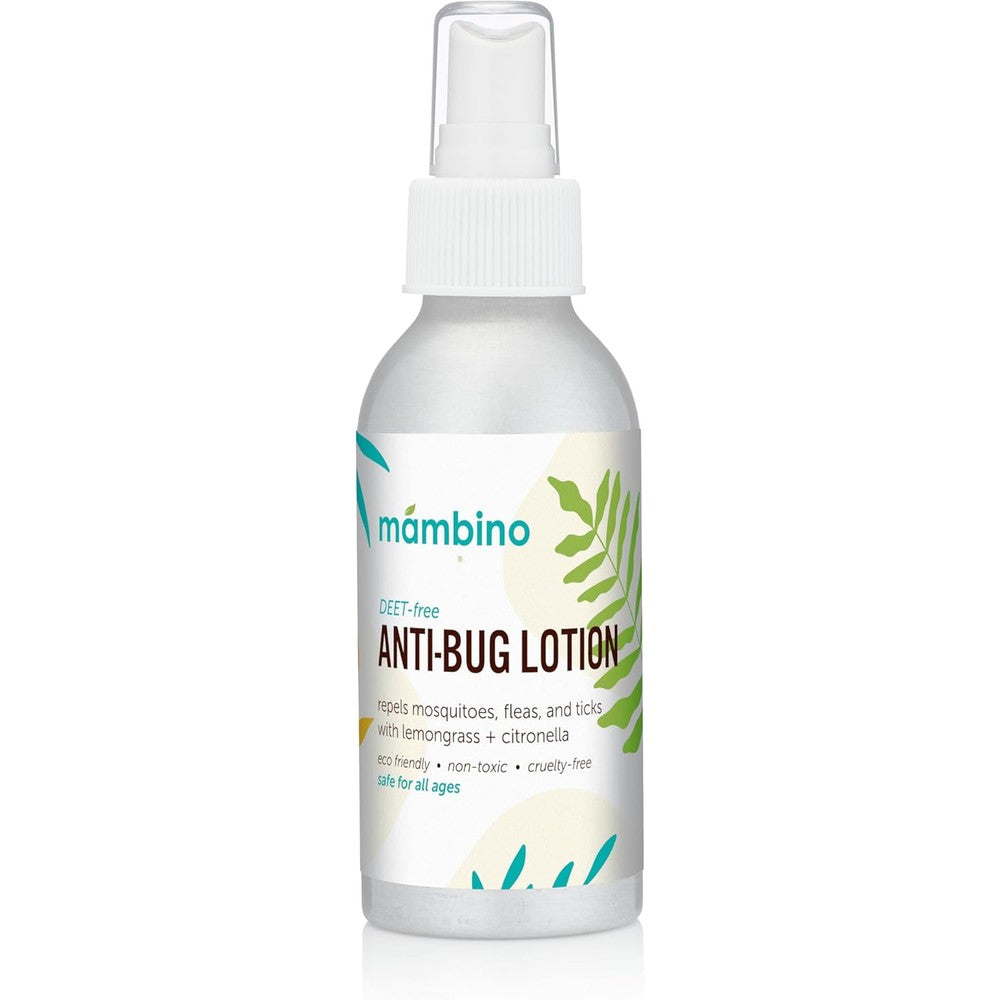 Mambino Organics Anti Bug Lotion front view authentic organic mosquito repellent