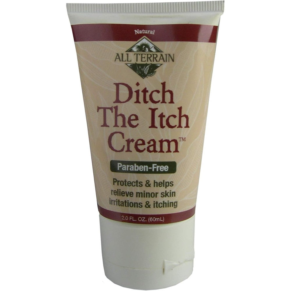 All Terrain Ditch The Itch Cream front view package for outdoor skin irritation relief