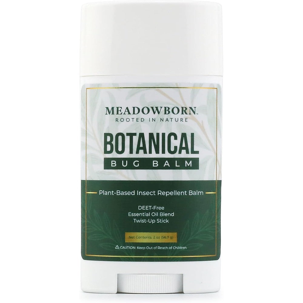 Meadowborn Botanical Bug Balm front view authentic natural mosquito repellent stick