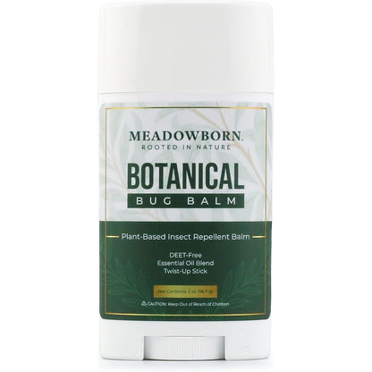 Meadowborn Botanical Bug Balm front view authentic natural mosquito repellent stick