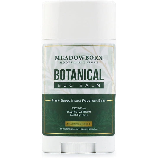 Meadowborn Botanical Bug Balm front view authentic natural mosquito repellent stick