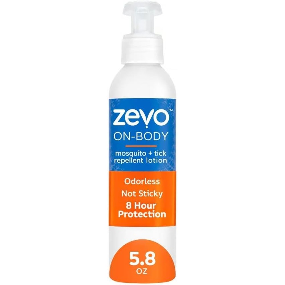 Zevo On-Body Insect Repellent Lotion 5.8 Ounce front view authentic USA product