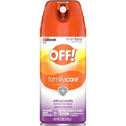 OFF! FamilyCare Insect and Mosquito Repellent Aerosol five ounce can front view