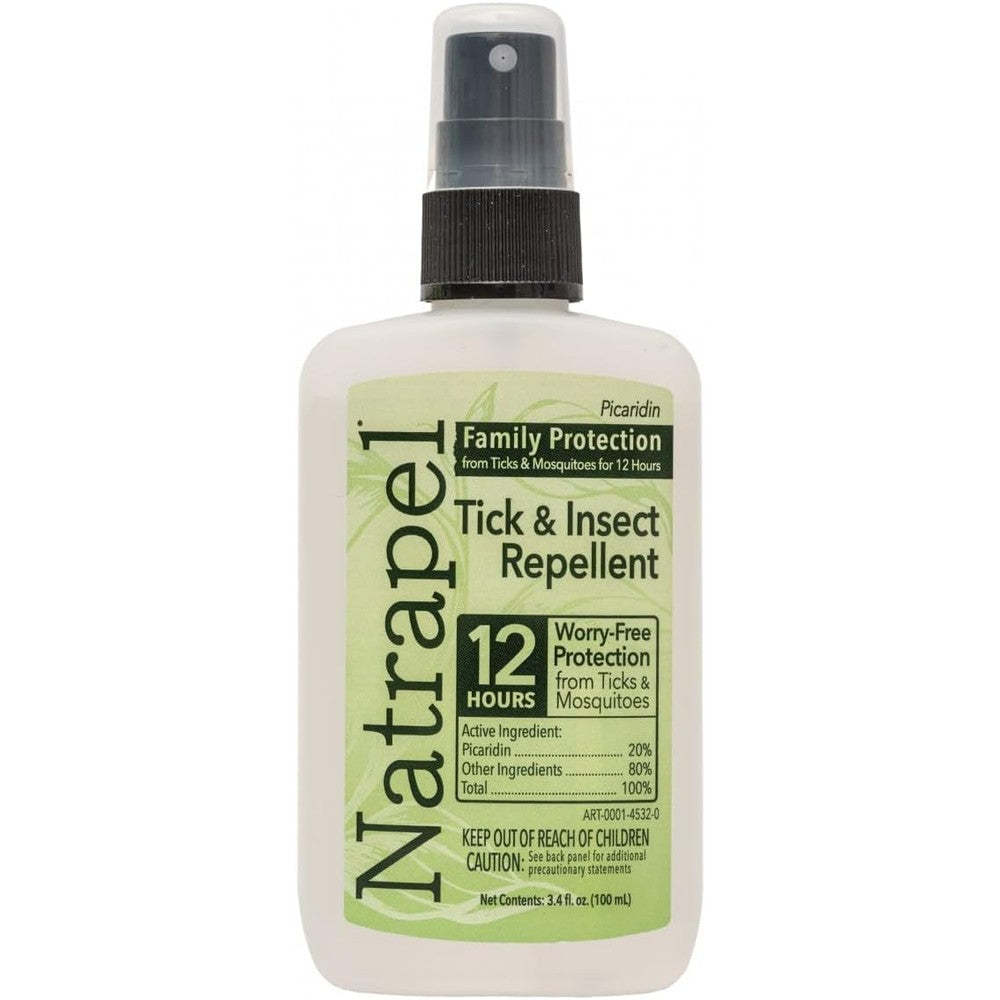 Natrapel Picaridin Insect Repellent 3.4 Ounce pump spray bottle front view