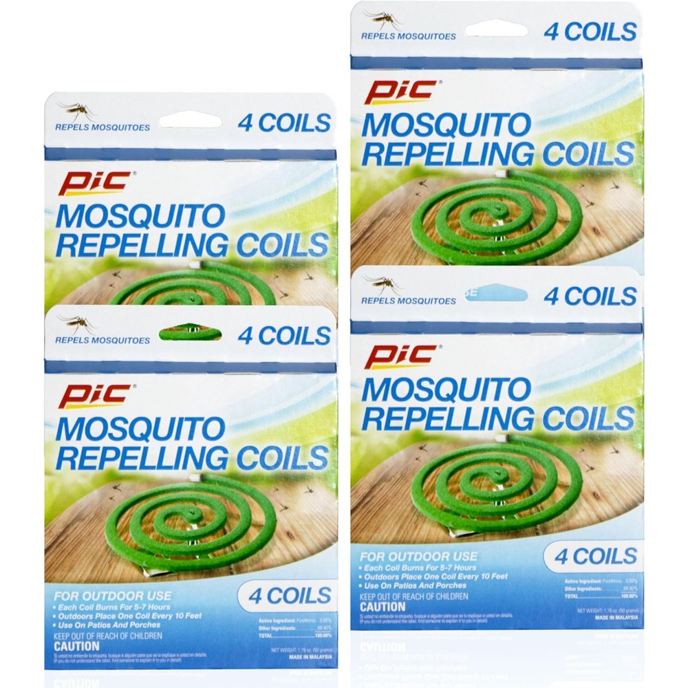 PIC mosquito repellent coils 16 count packaging front view
