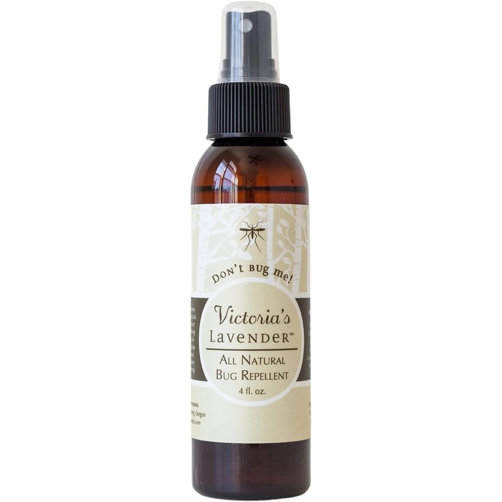 Victoria's Lavender Don't Bug Me natural insect spray front view bottle