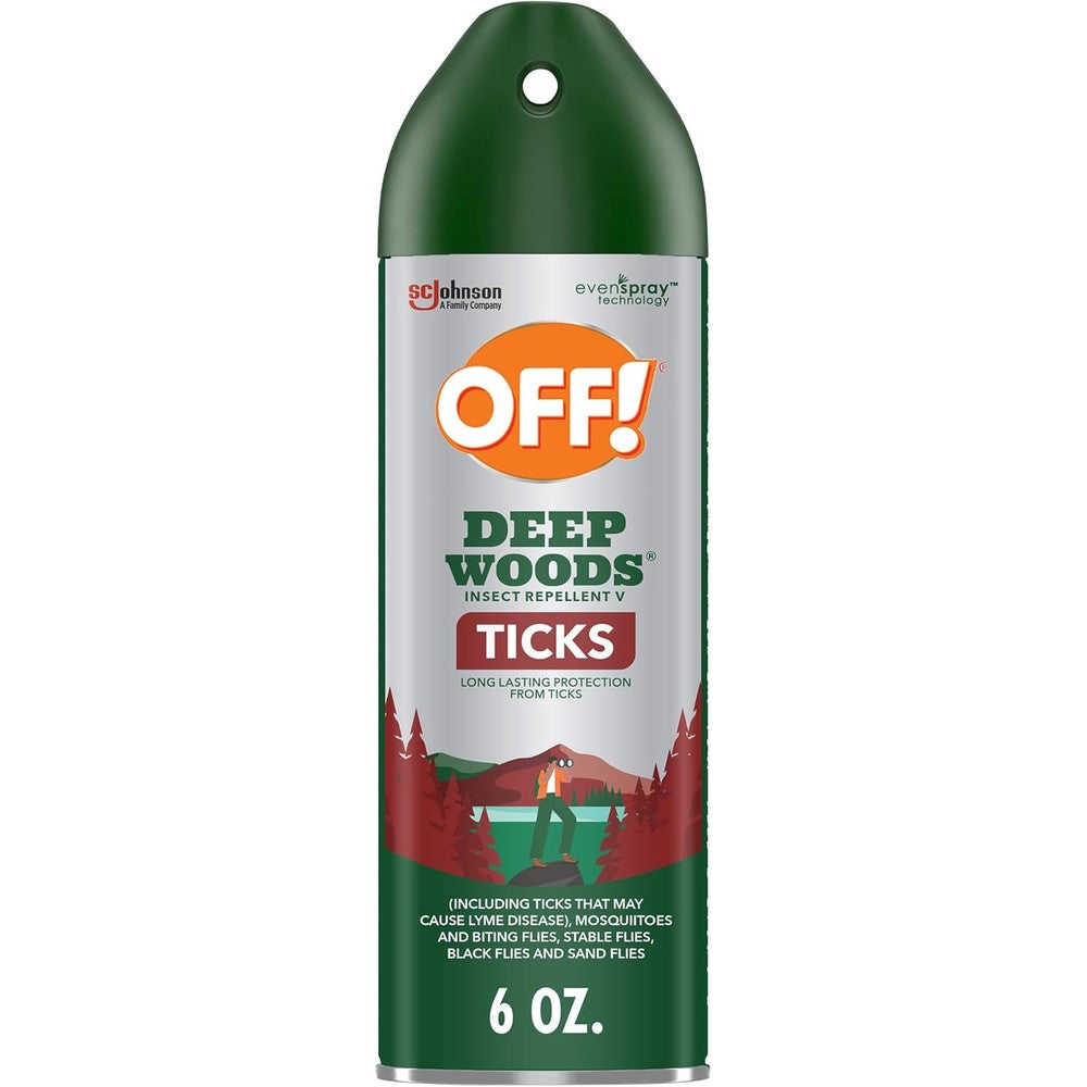 OFF! Deep Woods Insect Repellent Aerosol Spray 6 Ounce front view
