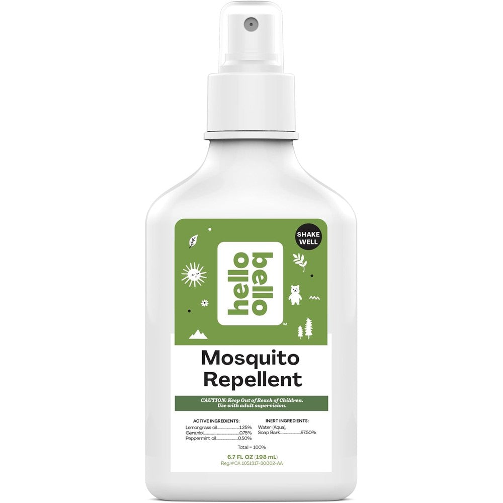 Hello Bello Mosquito Repellent Spritz 6.7 Fluid Ounce bottle front view