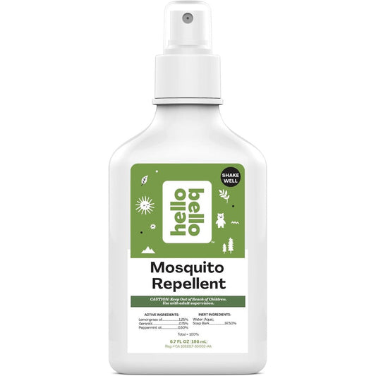 Hello Bello Mosquito Repellent Spritz 6.7 Fluid Ounce bottle front view
