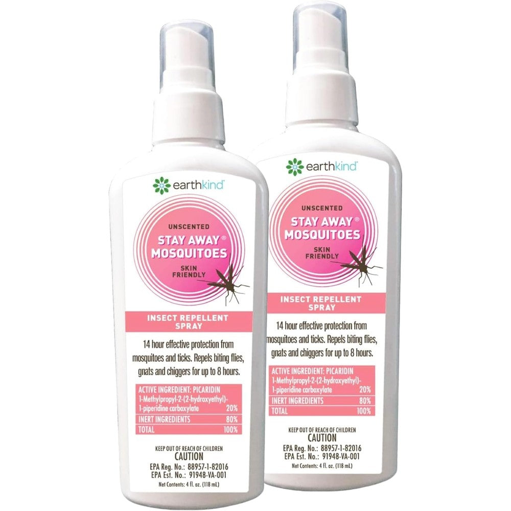 EarthKind Stay Away Mosquitoes Insect Repellent front view of two pack packaging